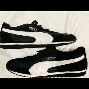 Puma Whirlwinds (black/white/black) (like new)